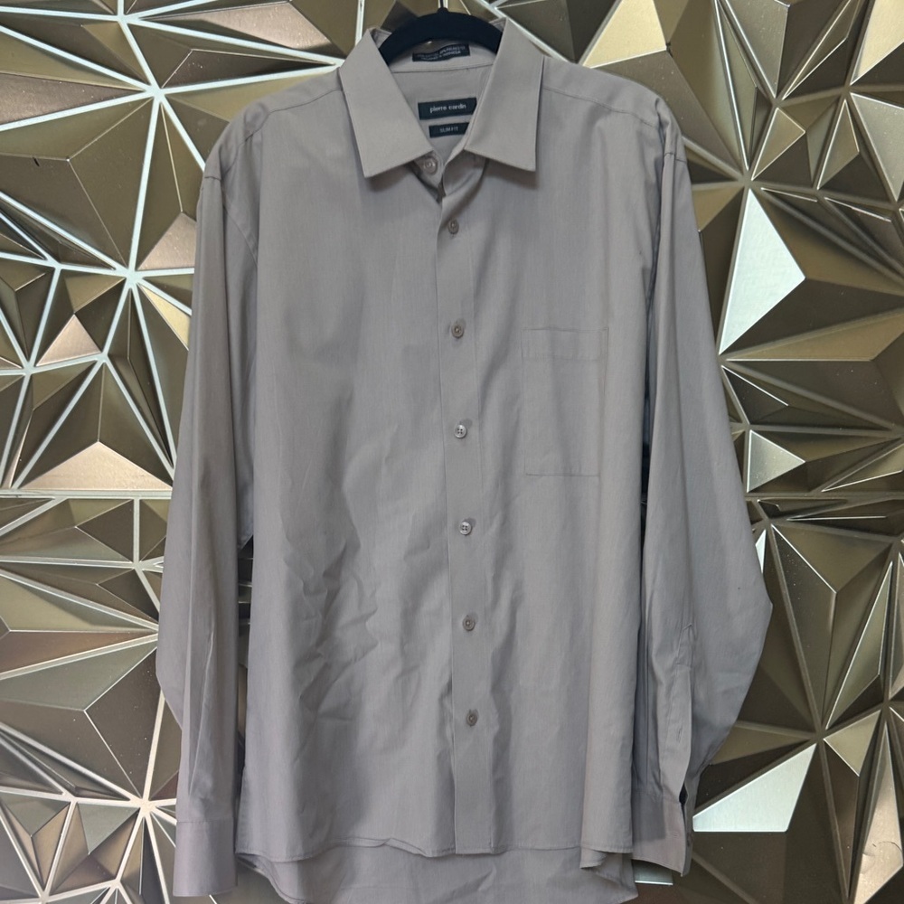 Pierre Cardin‎ Light Gray Dress Shirt